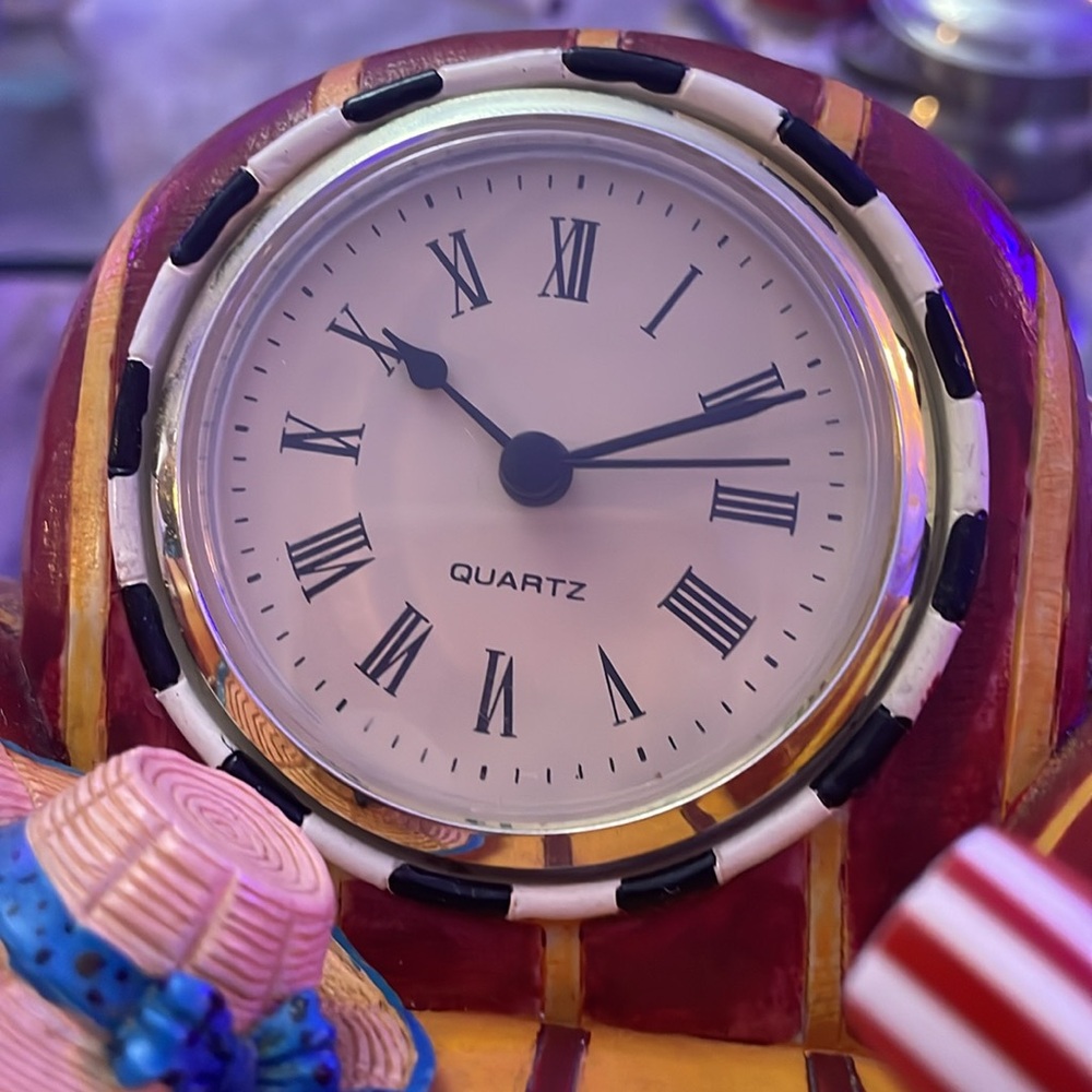 Colorful Couch Clock with Roman Numerals - Picture 3 of 6